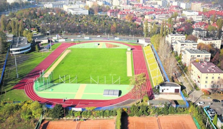 Stadion AWF przy ulicy Kościuszki