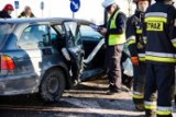Wypadek na skrzyżowaniu w Brzezince. Znów kierowca nie zatrzymał się na stopie