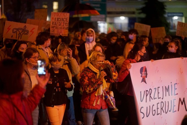 Strajk kobiet w Kaliszu
