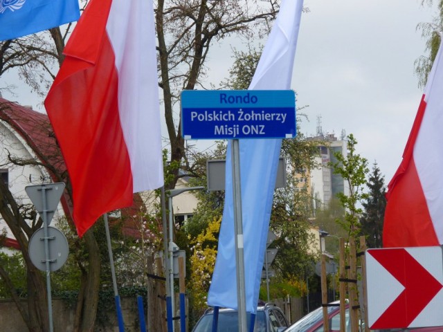 W sobotę w Koszalinie odbyły się uroczystości nadania rondu u zbiegu ulic Wojska Polskiego i 4 Marca, imienia Polskich Żołnierzy Misji ONZ