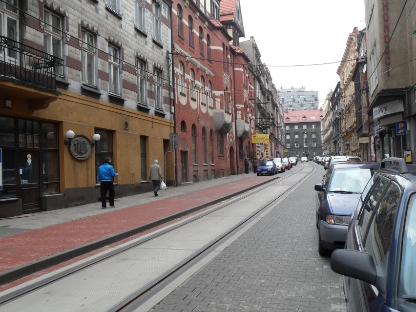 Tramwaje w Bytomiu - wysepka tramwajowa