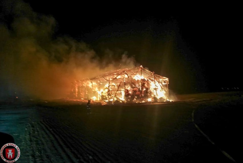 Pożar w Sędzińcu. Spłonęła stodoła - nic z niej nie zostało! 
