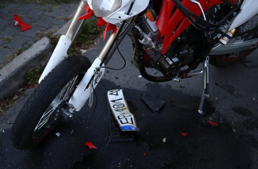 Nieletni motocyklista ranny z zderzeniu z oplem