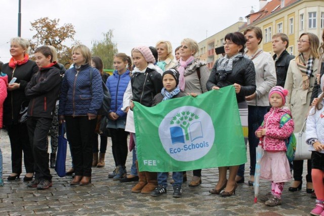 Podziękowanie za zdobycie certyfikatów Zielonej Flagi