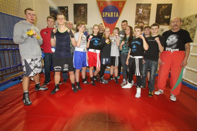 Sparing bokserów Sparty Złotów