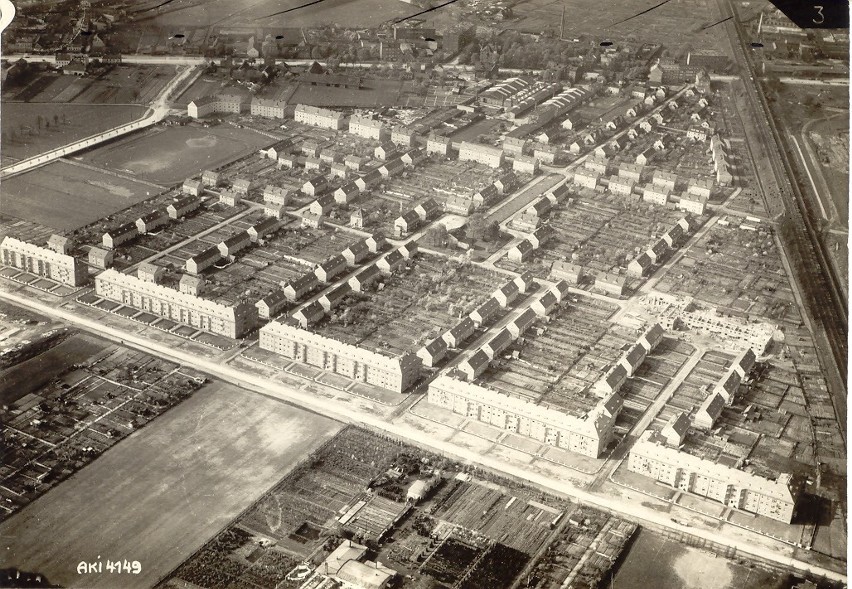 Grabiszyn, rok 1928 - ówczesne osiedle Eichborngarten