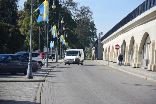 Miasto zostało udekorowane w rejonie strefy kibica, w której będzie można oglądać transmisję z Lublina.