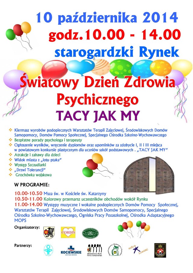 Dzień Zdrowia Psychicznego w Starogardzie