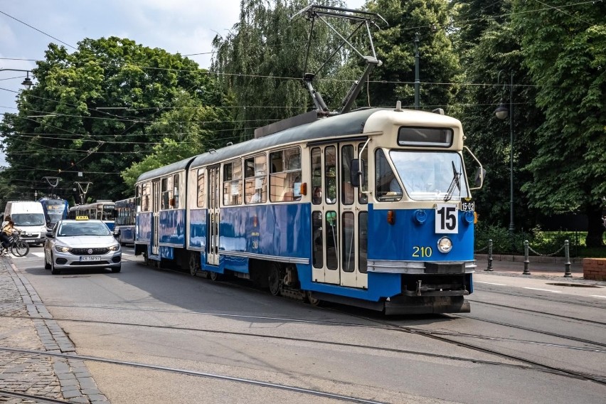 Zabytkowe tramwaje kursują po Krakowie