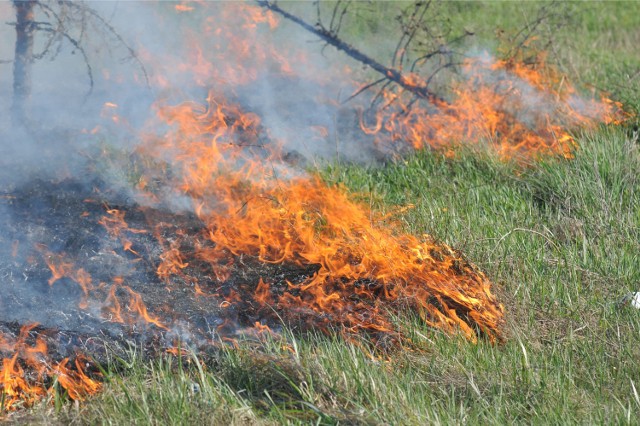 Tylko minionej nocy strażacy z powiatu łomżyńskiego trzykrotnie gasili pożary na nieużytkach.