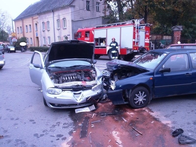 Wypadki samochodowe w Braniewie - zdjęcia