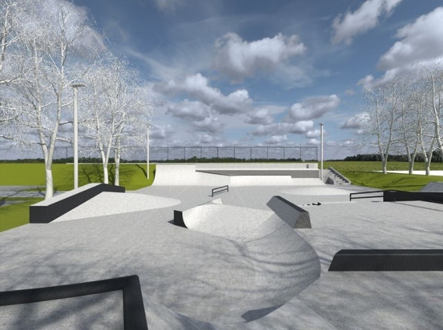 Tak może wyglądać pruszczański skate park