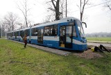 Najdłuższy tramwaj MPK w Polsce już się popsuł