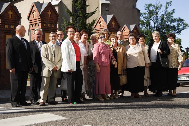 Uczestnicy zjazdu stanęli do pamiątkowej fotografii