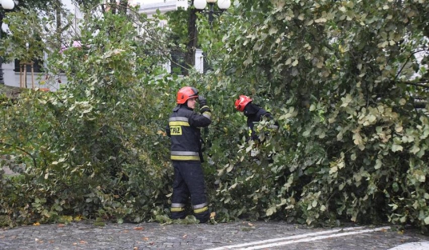 Orkan Grzegorz w Szczecinie i regionie. Strażacy interweniowali 400 razy 