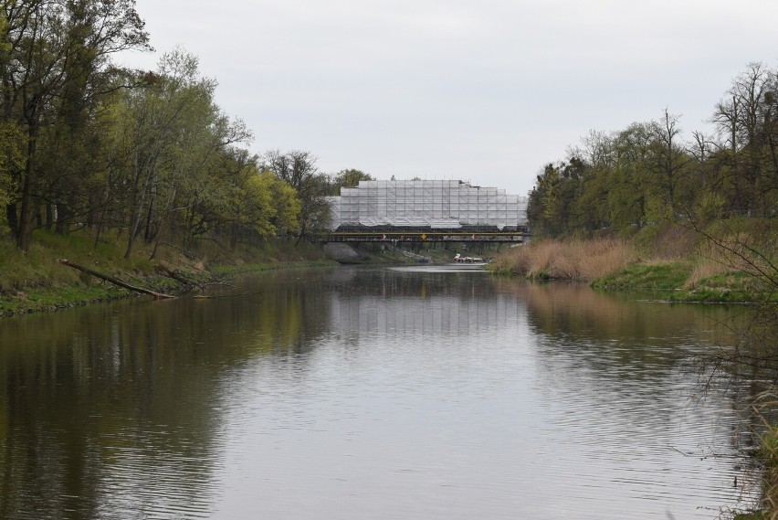 Most Zwierzyniecki, stan prac na 24 kwietnia 2022 r.