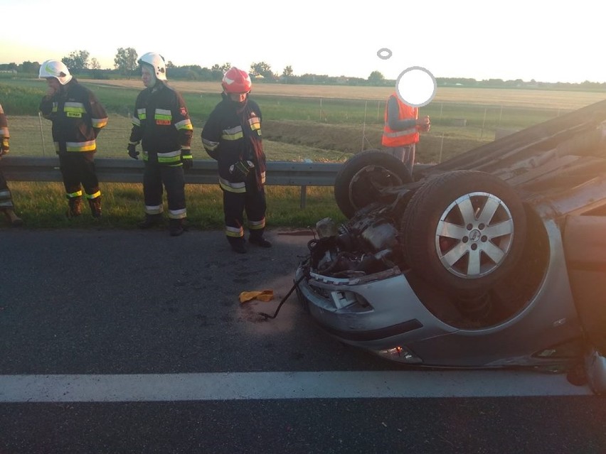 Litewska rodzina poszkodowana w wypadku na Autostradzie A2