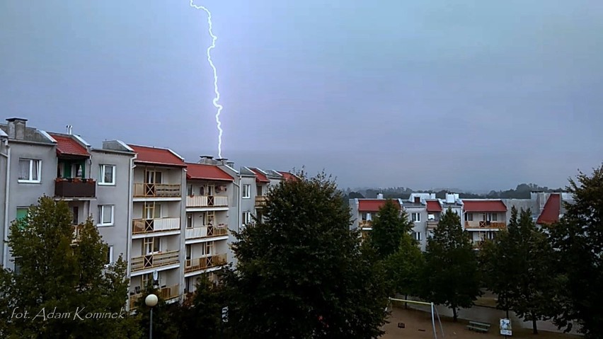 Burza nad Kwidzynem. Połamane gałęzie i zalane piwnice [ZDJĘCIA]