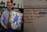 W dowód wdzięczności dostał obraz z własnoręcznie namalowanym Jezusem!