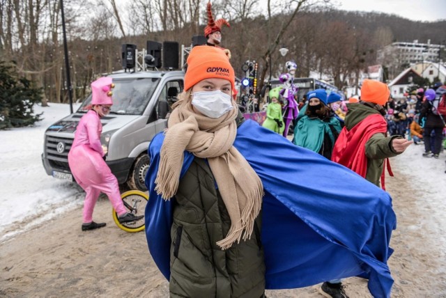 07.02.2021 gdynia
95- urodziny gdyni - urodzinowy autobus w gdyni orlowie - przedstawienie, zabawa, wystep dla najmodszych  z okazji urodzin miasta
fot. przemek swiderski / polska press / dziennik baltycki