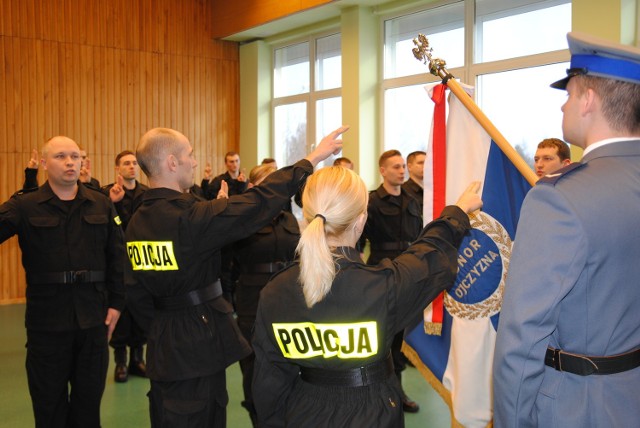 Ślubowanie policjantów w Łodzi