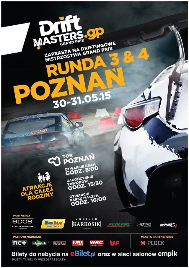Drift Masters GP w Poznaniu w ostatni weekend maja