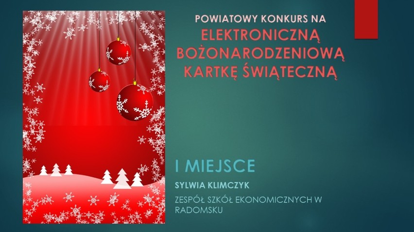 Radomszczański: Najlepsza bożonarodzeniowa e-kartka wybrana