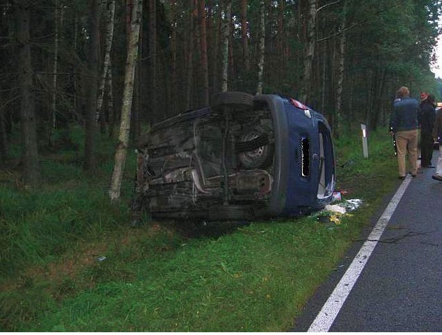Tragiczny wypadek na DK 45 na trasie Bierdzany- Trzebiszyn