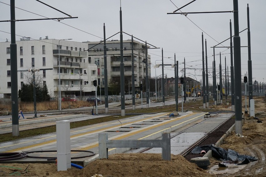 Tramwaje jeszcze w tym półroczu mają dojechać do końcowego...