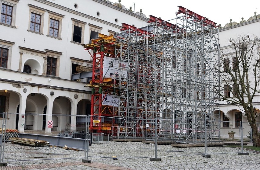 Wciąż nieznane są przyczyny katastrofy budowlanej na Zamku Książąt Pomorskich 