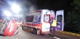 Groźny wypadek samochodowy między Zakrzewem a Lipką