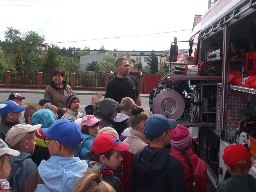 Dzieci z Kopanicy z wizytą u strażaków