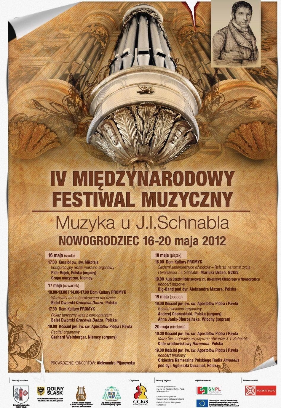 Nowogrodziec. Międzynarodowy Festiwal Muzycznym Muzyka u Józef Schnabla |  Jelenia Góra Nasze Miasto