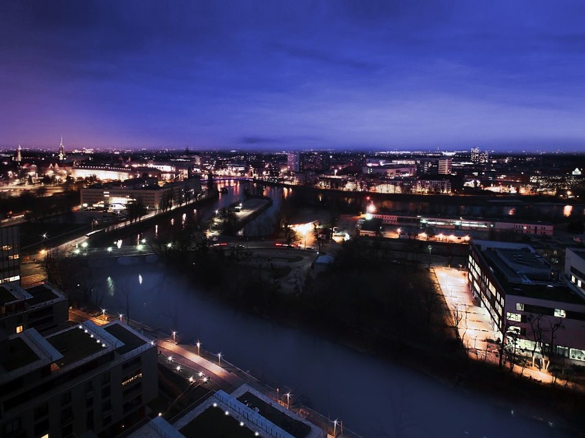 Tak wygląda Wrocław z siedemnastego piętra Angel River (ZDJĘCIA)