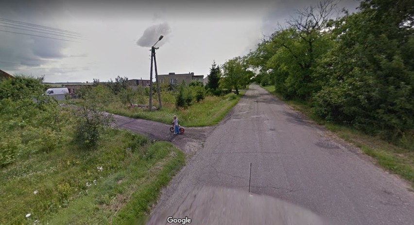 Gmina Czermin w Google Street View