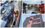 Takich ćwiczeń w Pleszewie jeszcze nie było! 40 strażaków na elewatorach zbożowych w Pleszewie