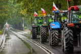 Rolnicy protestowali na drodze 240 z Tucholi do Bysławia. Posła nie zastali