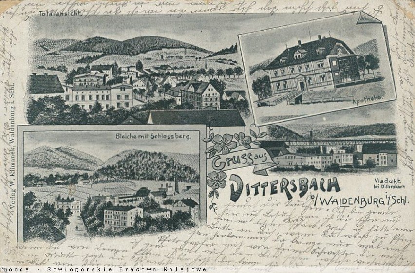 Wałbrzyska dzielnica Podgórze na przedwojennych widokówkach