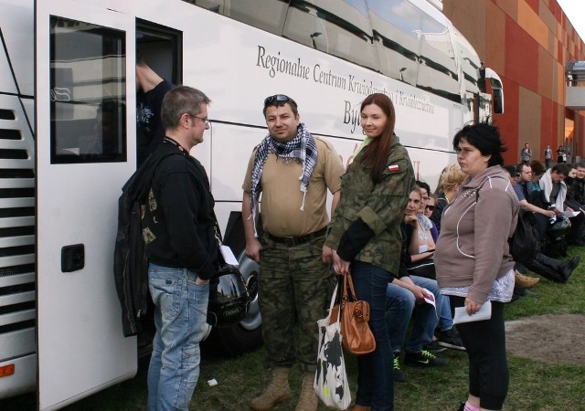 Motoserce Toruń 2013 - akcja odbywała się w sobotę 20 kwietnia przy CH Plaza.