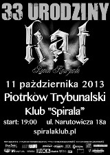 Koncert Kata w piotrkowskiej Spirali. Grupa świętuje 33 urodziny