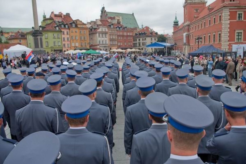 Policjanci świętują w Warszawie