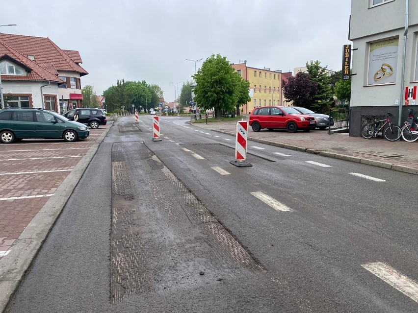 Nowy Dwór Gdański. Rozpoczęły się prace naprawcze na ulicach miasta
