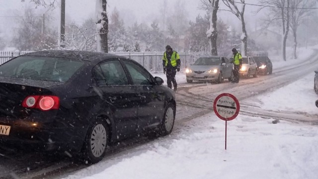 W śnieżycy policjanci z Wąbrzeźna kontrolowali trzeźwość kierowców w mieście i powiecie