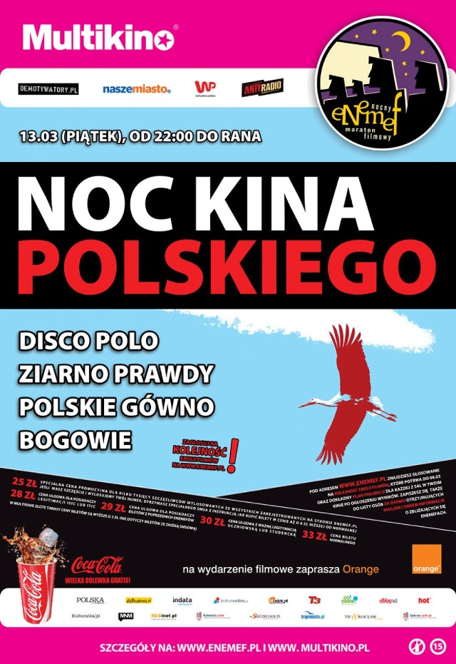 Maraton Enemef Noc Kina Polskiego.