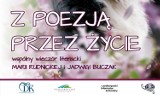 Zaproszenie na wieczór autorski Marii Rudnickiej i Jadwigi Buczak pt. "Z poezją przez życie" w Klubie Turkus w Rzeszowie