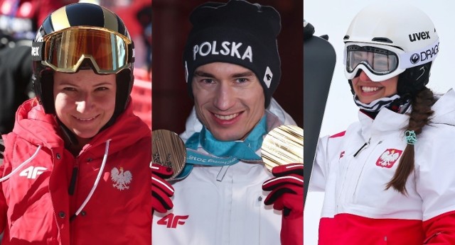 Alpejka Maryna Gąsienica-Daniel, skoczek Kamil Stoch i snowboardzistka Aleksandra Król to nasi faworyci do medali w Pekinie