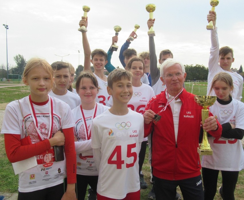Potrójne podium dla LKS Koluszki w Międzywojewódzkich Mistrzostwach Młodzików w Biegach Przełajowych