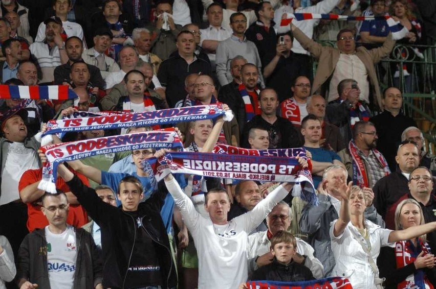 Podbeskidzie ma już sklep, kartę kibica i ekstraklasę. Za niedługo będzie miało stadion