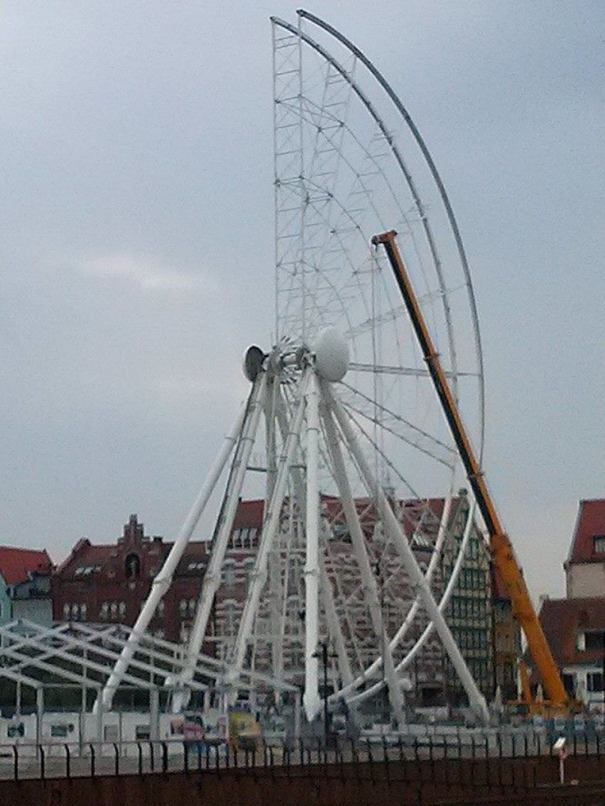 Koło widokowe znika z Gdańska