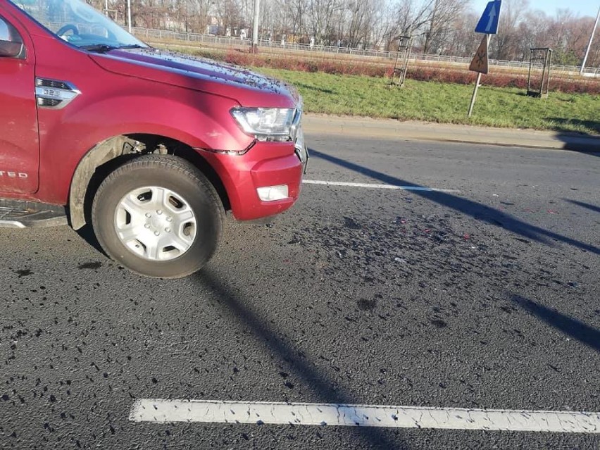 Kolizja na Basenie Górniczym. Zderzyły się cztery auta! 